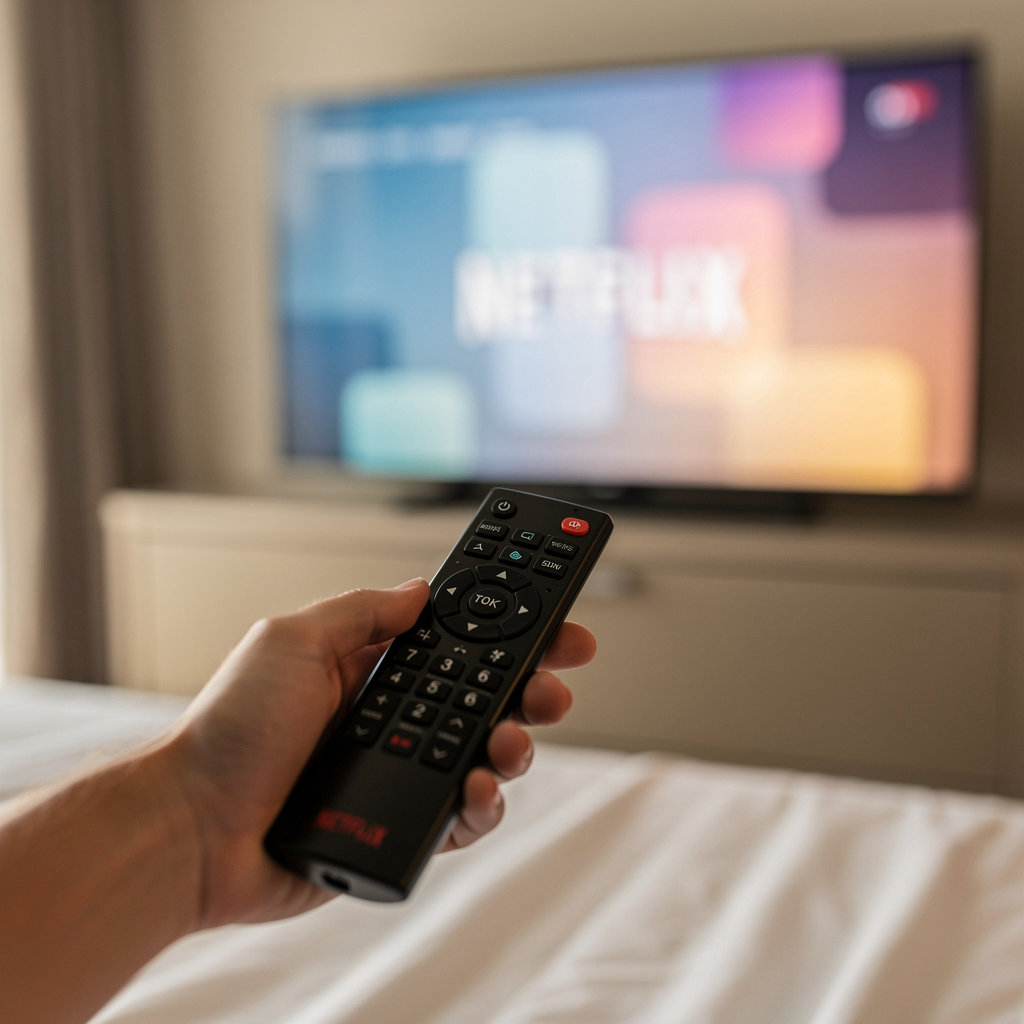 KONA KAI SAN DIEGO RESORT smart TV with Netflix streaming in a luxurious room on Shelter Island